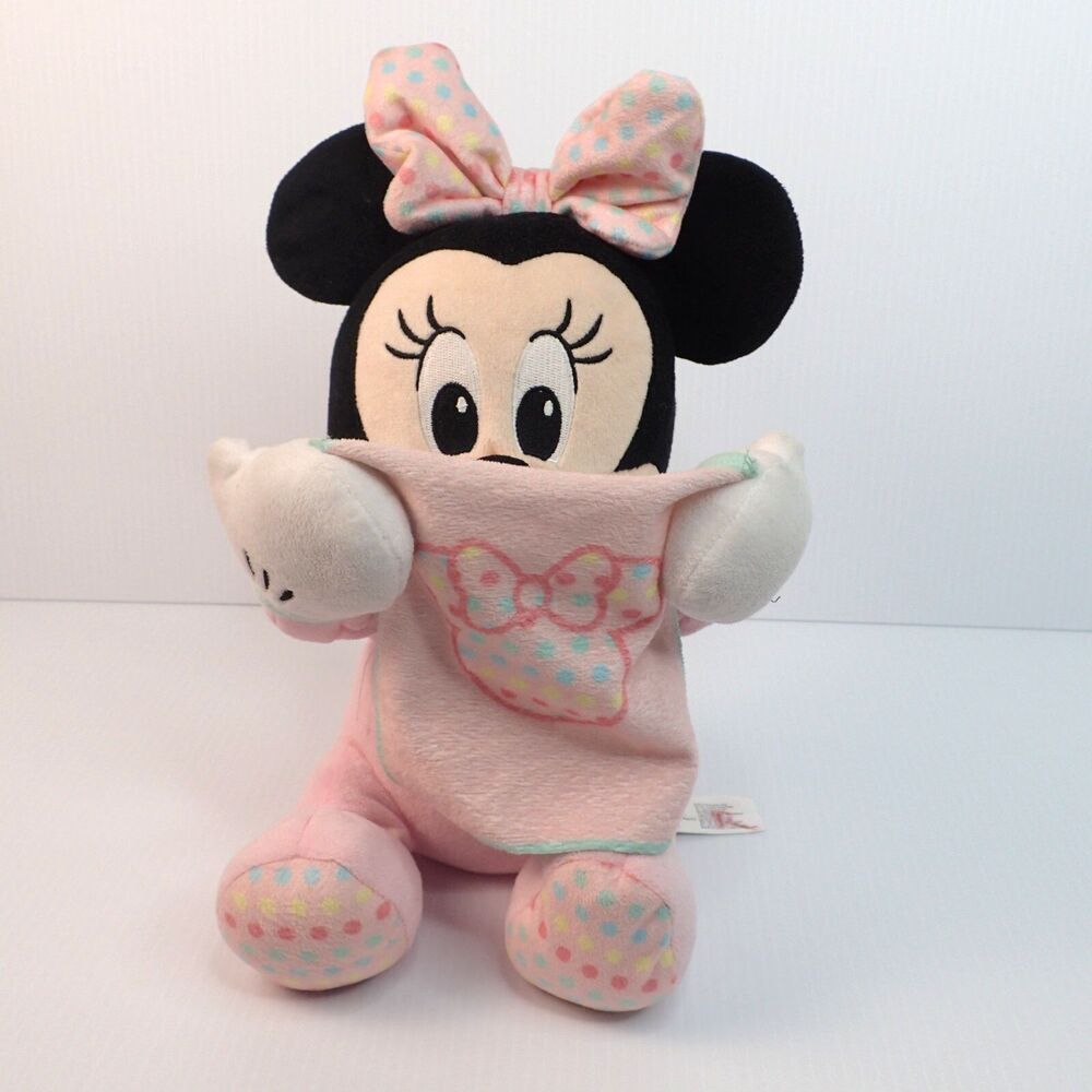 Just Play Disney Baby "Minnie Mouse" Peek-A-Boo Play Time 12" Animated Plush
